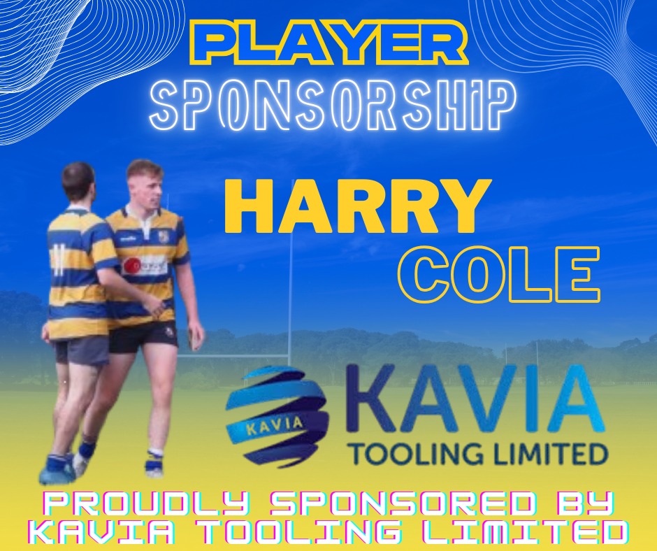 Kavia Tooling Proud to Sponsor Burnley RUFC Player Harry Cole